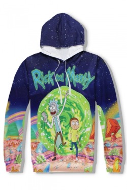 casualfacefun: Rick and Morty&amp;The Vacuum of Space  Hoodie // Hoodie  Sweatshirt // Sweatshirt  T-shirt // T-shirt   Tank // Tank  Short // Cap Which pattern is your fav? 