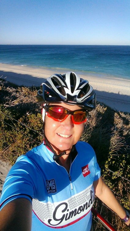mari-musing: This morning’s crosswinds were so strong I could barely keep my bike upright! That, alo