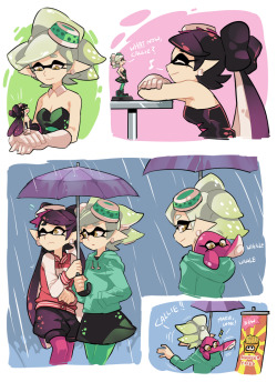 gomigomipomi:  In reference to Marie’s amiibo when she says ‘What now, Cal-’ upon activation.   &lt;3 &lt;3 &lt;3