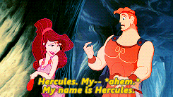 disneyyandmore-blog:  Hercules being disarmed by what Meg says.