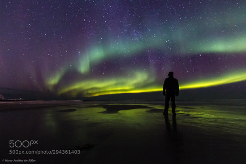 In front of Aurora by audimar