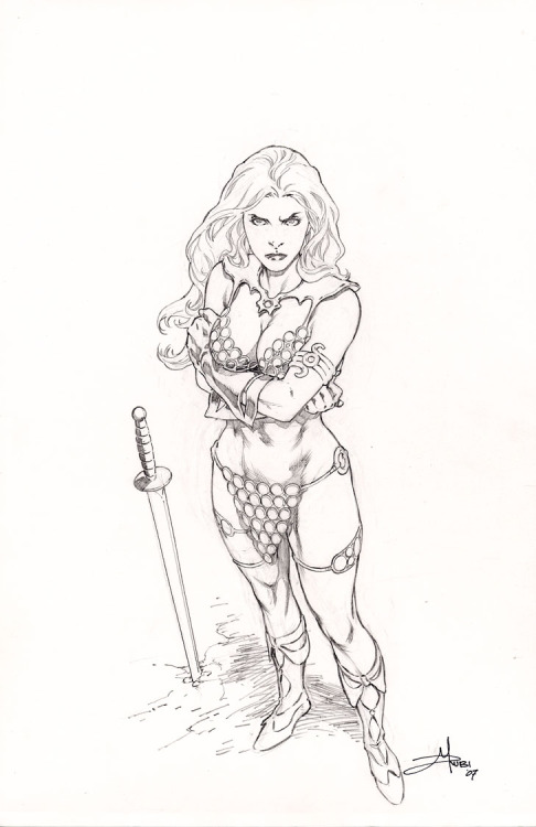 meanwhilebackinthedungeon:– Mel RubiRed Sonja