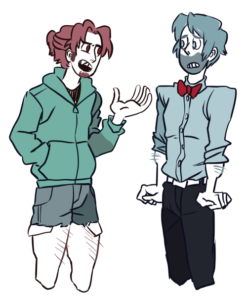 handscmebear: at first this was just gonna be a male sayaka/female kyouko type of thing because of t
