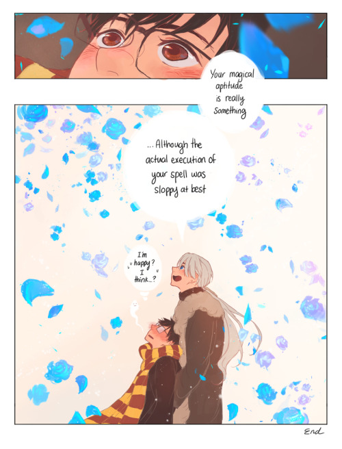 And That Was How Young Wizard Yuuri (13) Met His Durmstrang Idol Victor (17), Who Still Managed To Throw
