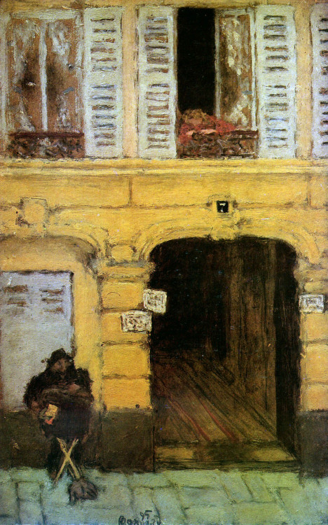 artist-bonnard: The organ grinder, Pierre Bonnard