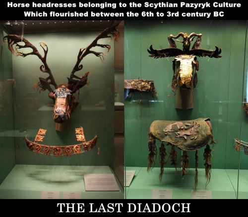 thelastdiadoch:“-a remarkable mask and breast collar for a horse, from around the 3rd-4th century B.