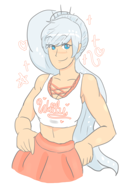 jo3mm:  doodle of @microkittycosplay‘s weiss