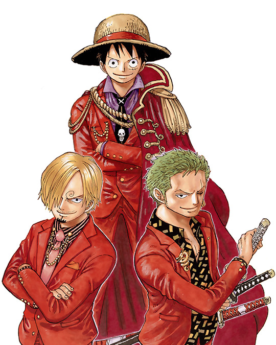 ONE PIECE TRIO MONSTER, LUFFY , ZORO , SANJI