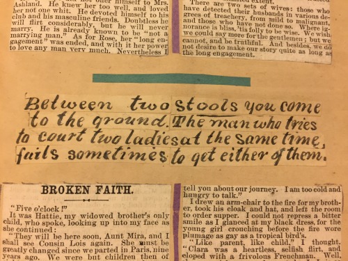 We spent a few minutes combing through a curious scrapbook in the papers of Braxton Craven (consider