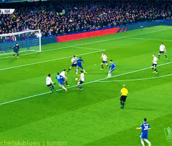 chelskiblues:  Eden Hazard’s goal against Spurs (03.12.14) 
