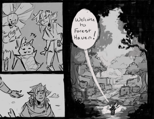 thelostkilns-comic: P. 11.5 Bonus Pages - The Path to Forest Haven
