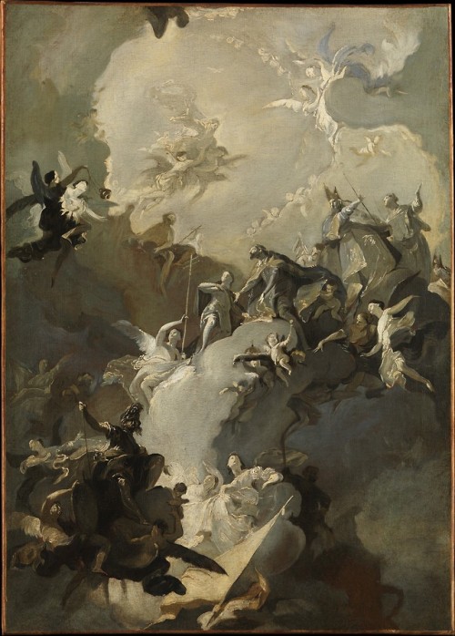 met-european-paintings:The Glorification of the Royal Hungarian Saints by Franz Anton Maulbertsch, E