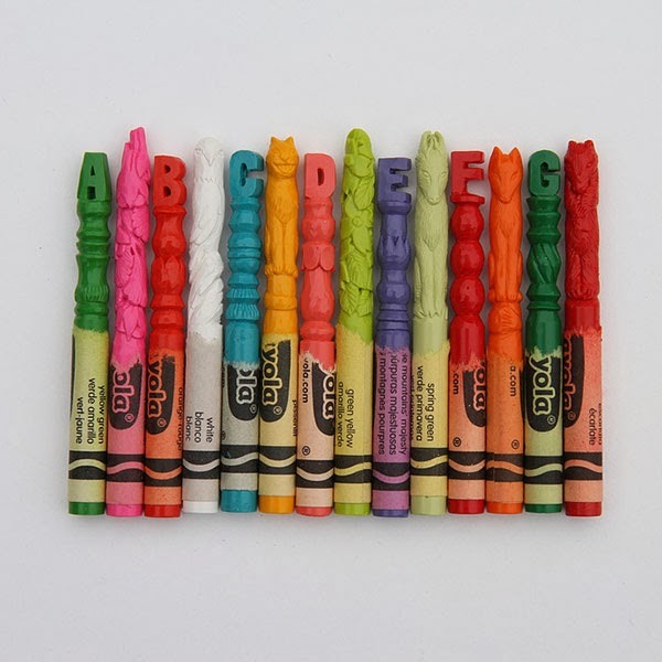 humourisvital-blog:  Carved Crayons by Diem Chau  