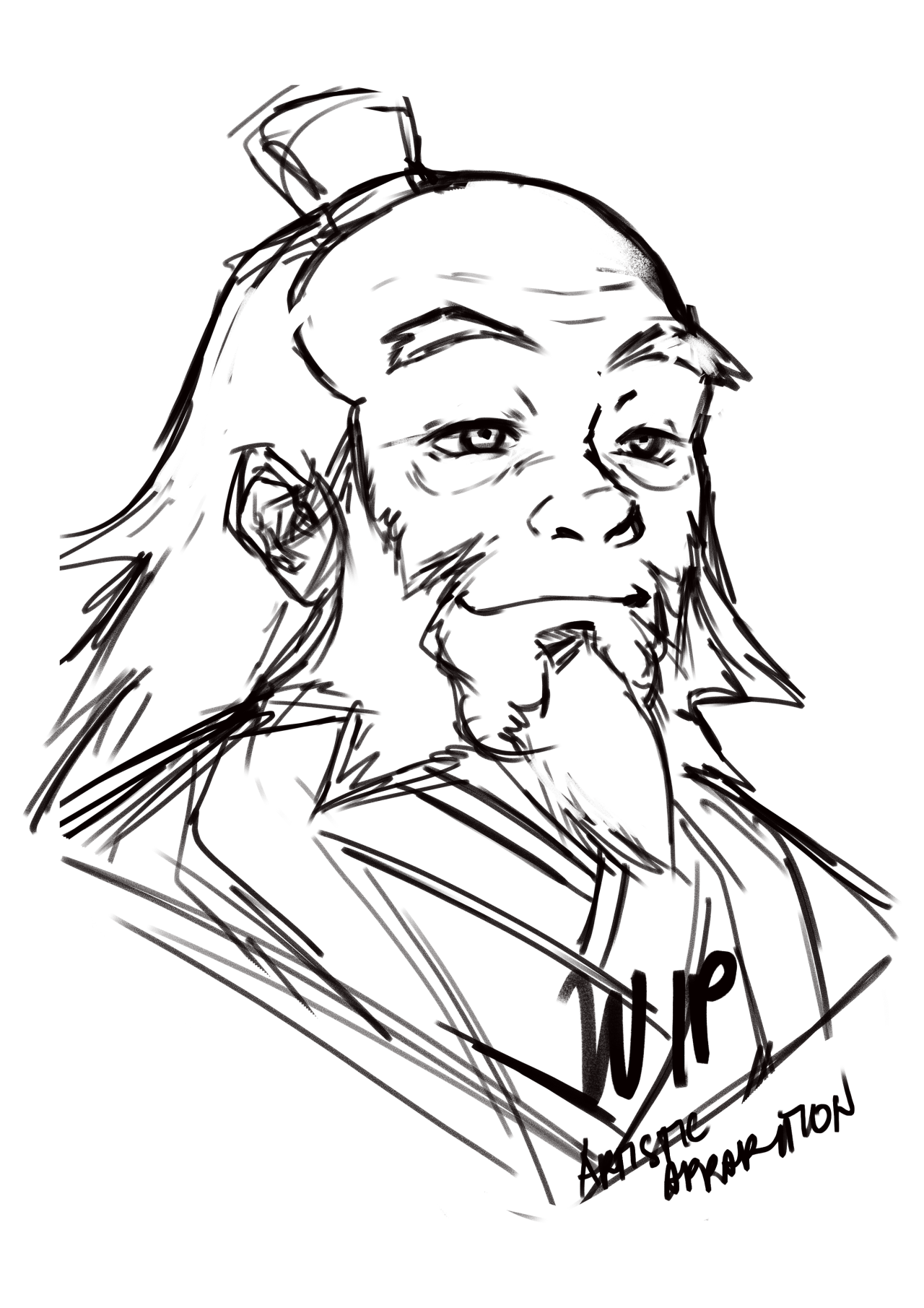 Uncle iroh drawing : r/TheLastAirbender
