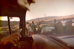   Pulling into the lot, Grateful Dead show,