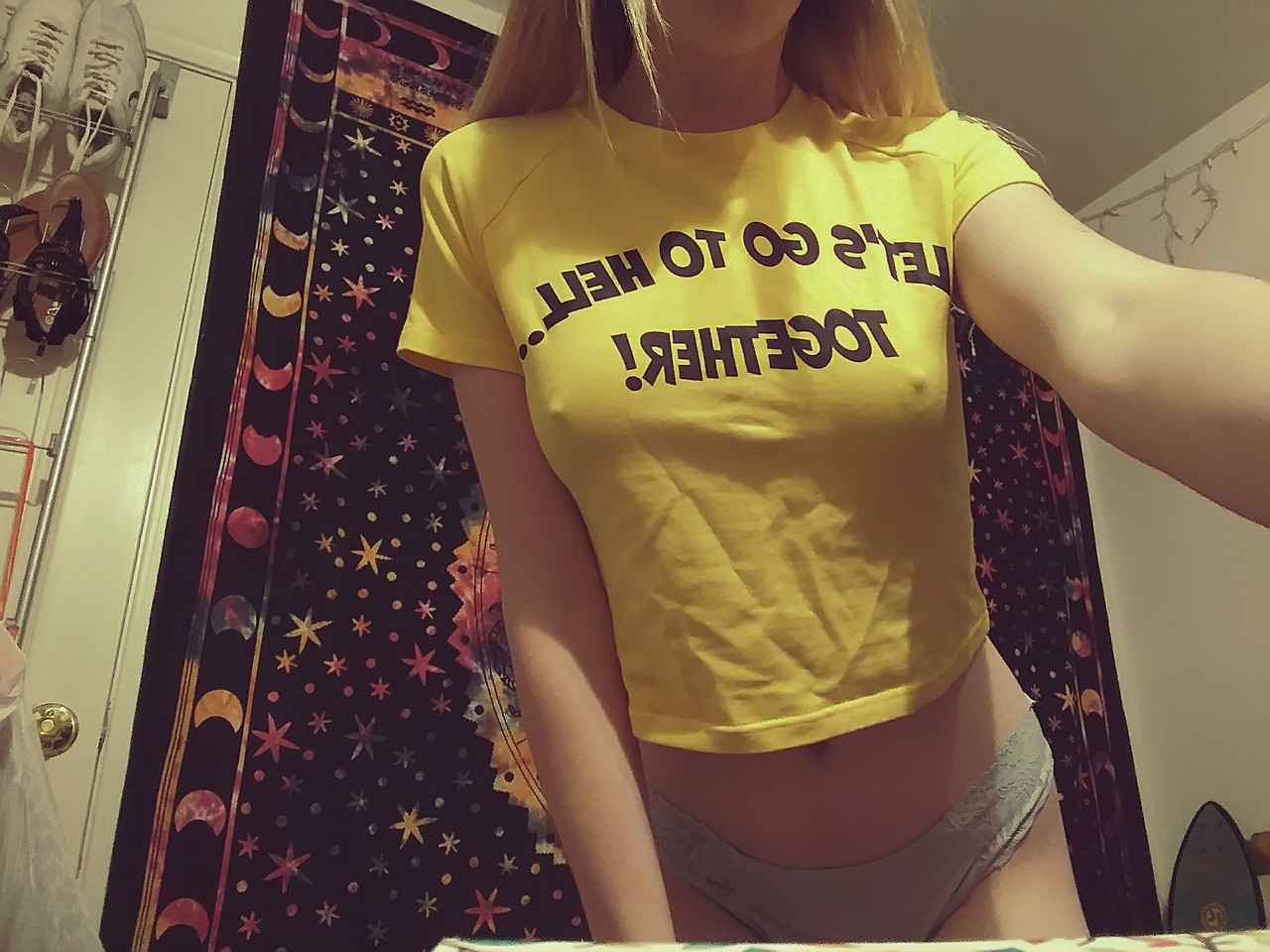 the-girl-they-dont-know:Lets go to hell together!