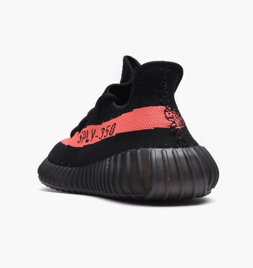 Adidas originals Yeezy boost 350 v2 black-red-black via caliroots.com