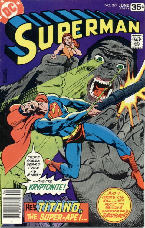 comicbookcovers:
“ Superman #324, June 1978, Pencils: Rich Buckler, Inks: Dick Giordano
”