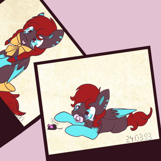 soulycat:  Baby Souly and kid Souly &lt;3Oh gosh i can’t draw foals :’D 