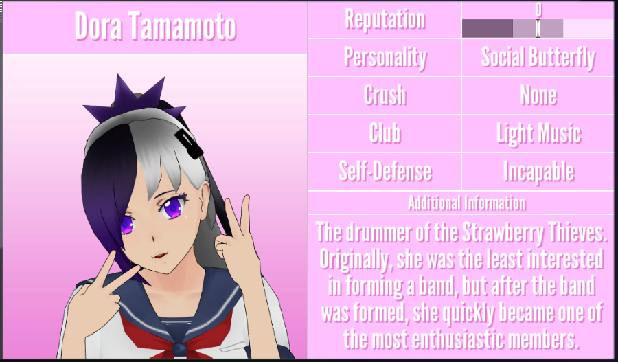 A Blog About Yandere Simulator Loveavivlova The Light Music Club Profiles