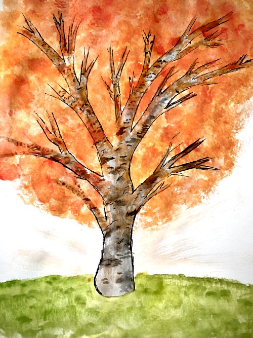 Watercolor Tree :3