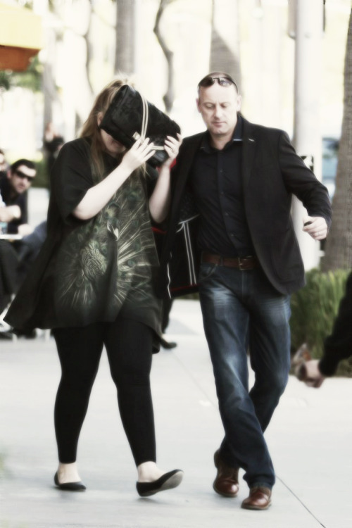 adelenation:  credits to @adelewink February, 2013 - Beverly Hills 