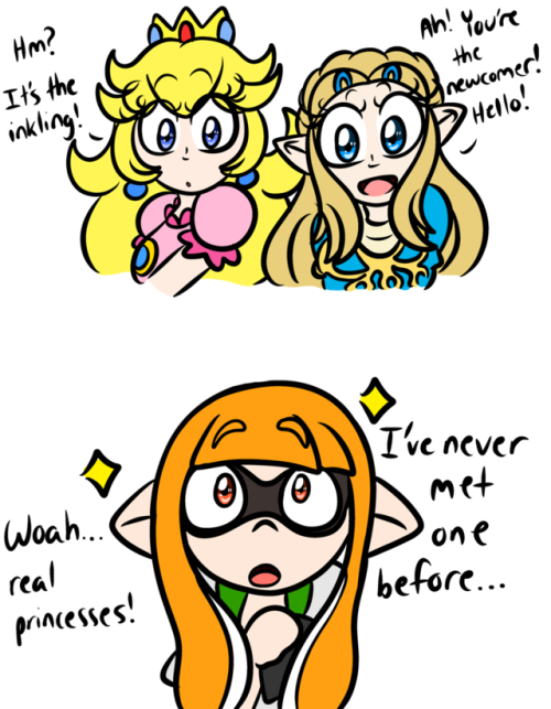 kira-vera: first time meeting princesses!