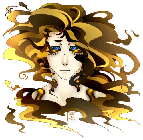 two versions of something i drew for a sidebar image on my main ‘v’