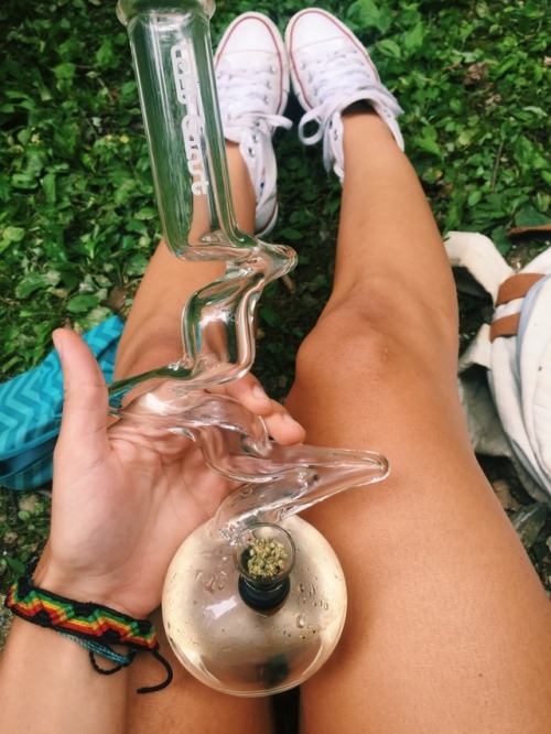 hazedandconfused: Enjoying bong rips and flowers from my love today