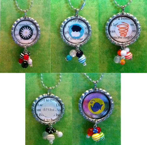 Thanks Holly for these awesome bottlecap necklaces! They’re part of this year’s art perk