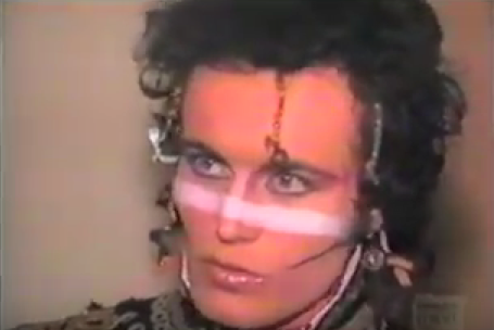 psychojello:Adam Ant in Toronto, 1981