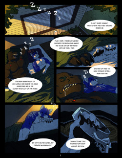 bigmusclefurry:  Title: Black and Blue (Pages