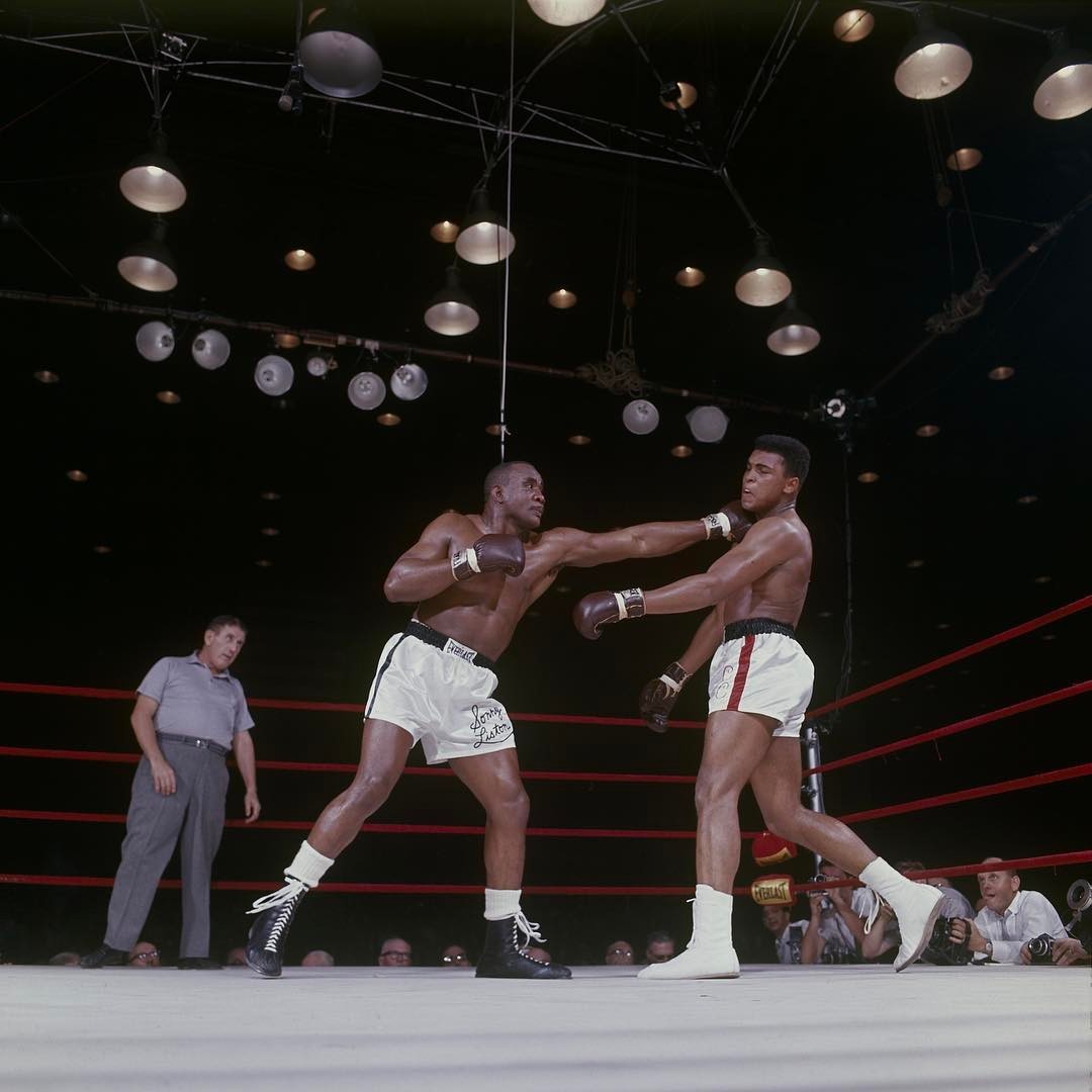 twixnmix:  Muhammad Ali (then known as Cassius Clay) vs Sonny Liston for the World