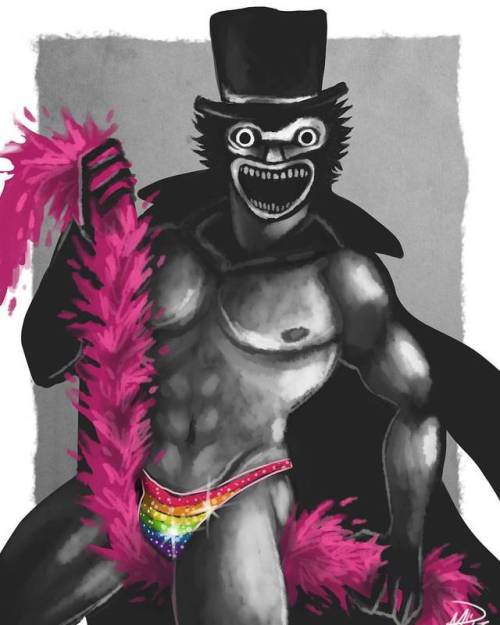 YOU BABA WERK! I drew this in June for Pride Month and never posted - behold! #babadook #babashook #