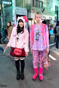 tokyo-fashion:  Bousou Beast &amp; Junnyan on the street in Harajuku w/ Angelic Pretty, 6%DOKIDOKI, Super Lovers &amp; more. 