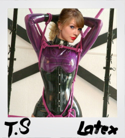 celebsinlatex:  Taylor’s new album ‘Latex’