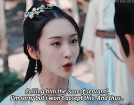 ohsehuns:The Untamed | Jiang Yanli defending Wei Wuxian