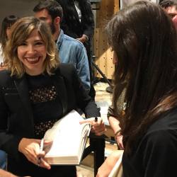 someofthetime:  Carrie Brownstein signing my book omg dreams come true guys
