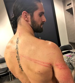 sethrollinsfans:  Twitter Photo from Seth:   Thanks @IAmJericho. Like a badge of honor on the road to reclamation. #HIAC awaits…count me down.   