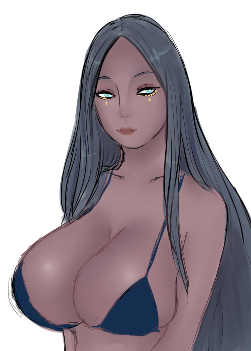 when you wanna draw Scheherazade but you are lazy asf so you give her the skimpiest bikini with no j