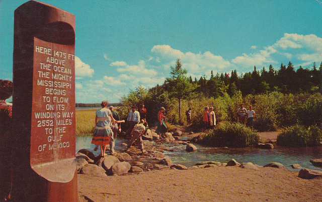 cardboardamerica:  Itasca State Park, Minnesota Here, at the Source of the Mississippi
