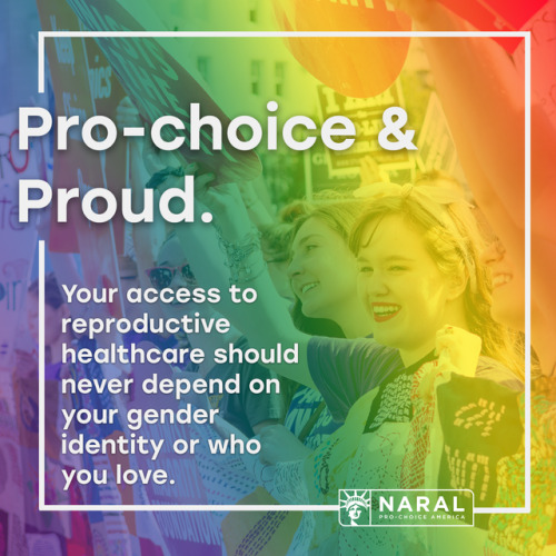 Happy Pride Month! We’re committed to fighting for reproductive freedom for ALL. 