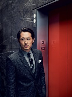 celebsofcolor: Steven Yeun for GQ