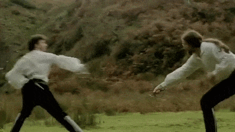 swordblr:  The Deserters (Sword Fight- Rapier &amp; Dagger Duel) 