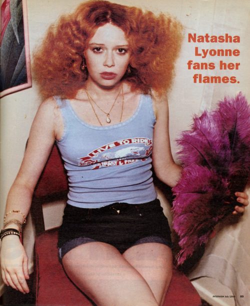 Natasha Lyonne | Interview | Ellen Von Unwerth | July 1999