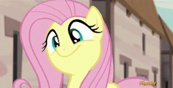 Fluttershy was cute when she enjoyed the