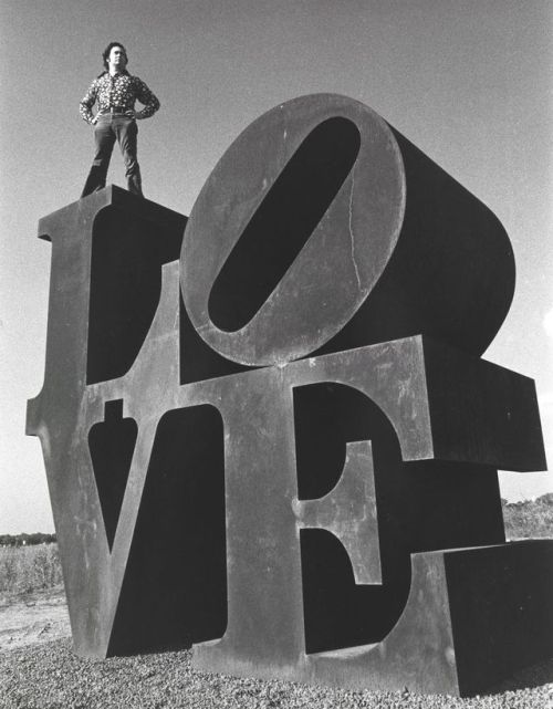 gregorygalloway: Robert Indiana (born Robert Clark in New Castle, IN, 13 Sept. 1938)