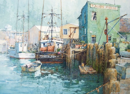 crossconnectmag:  Watercolors by Ian Ramsay  Ian Ramsay was born in Farnborough, Kent, England in 19