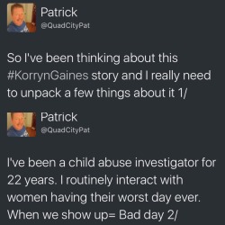 afromoroccan:  What a Child Abuse Investigator had to say on the Korryn Gaines story.  #SAYHERNAME #BLACKWOMENMATTER #BLACKLIVESMATTER 