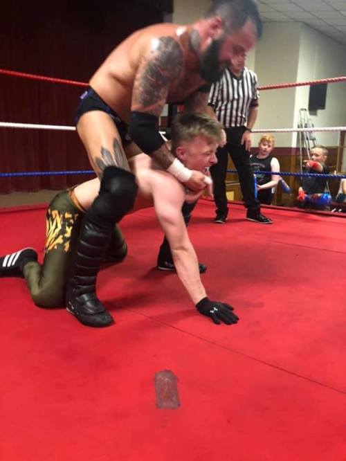 MUSCLE BOY JACK GRIFFITH HAS A TOUGH NIGHT IN THE RING AS HIS HEEL SHOWS NO MERCY!!!!!!